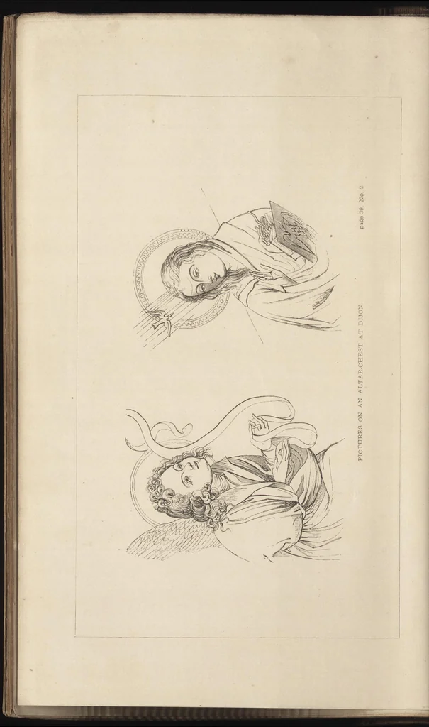 An illustration from Handbook of painting. The German, Flemish, and Dutch schools, 1860, leaf 71