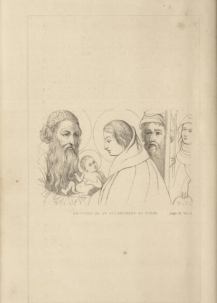 An illustration from Handbook of painting. The German, Flemish, and Dutch schools, 1860, leaf 75