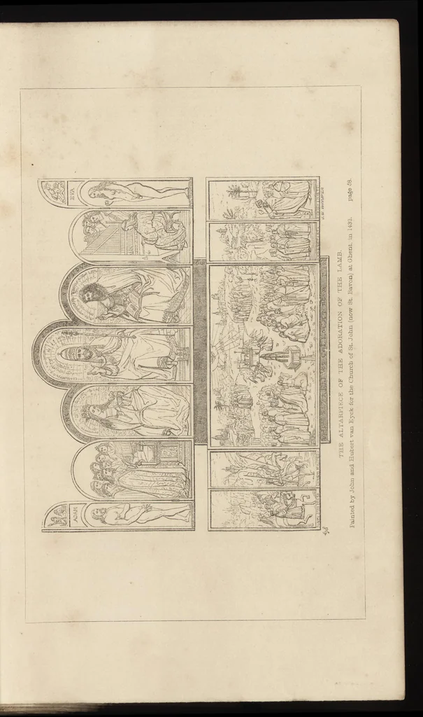 An illustration from Handbook of painting. The German, Flemish, and Dutch schools, 1860, leaf 98