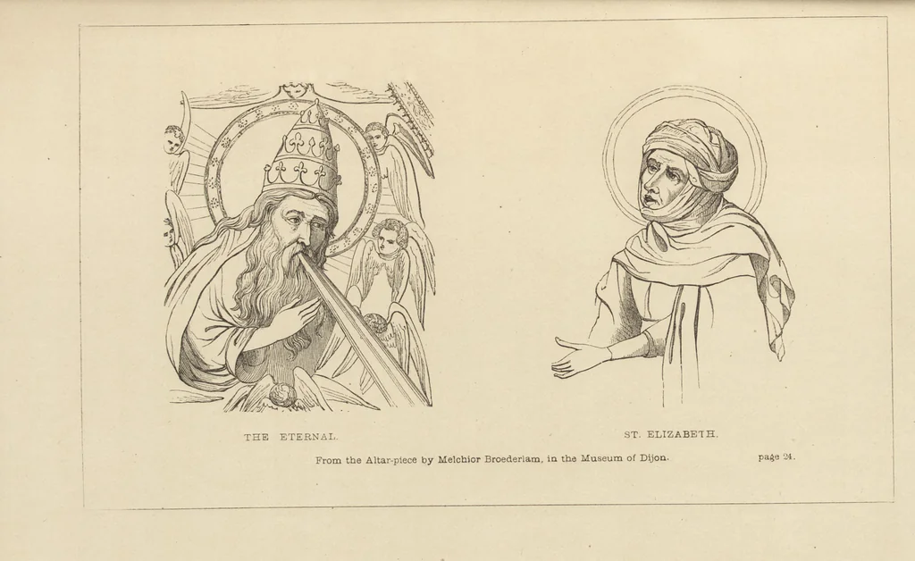 An illustration from The early Flemish painters; notices of their lives and works, 1872, leaf 42