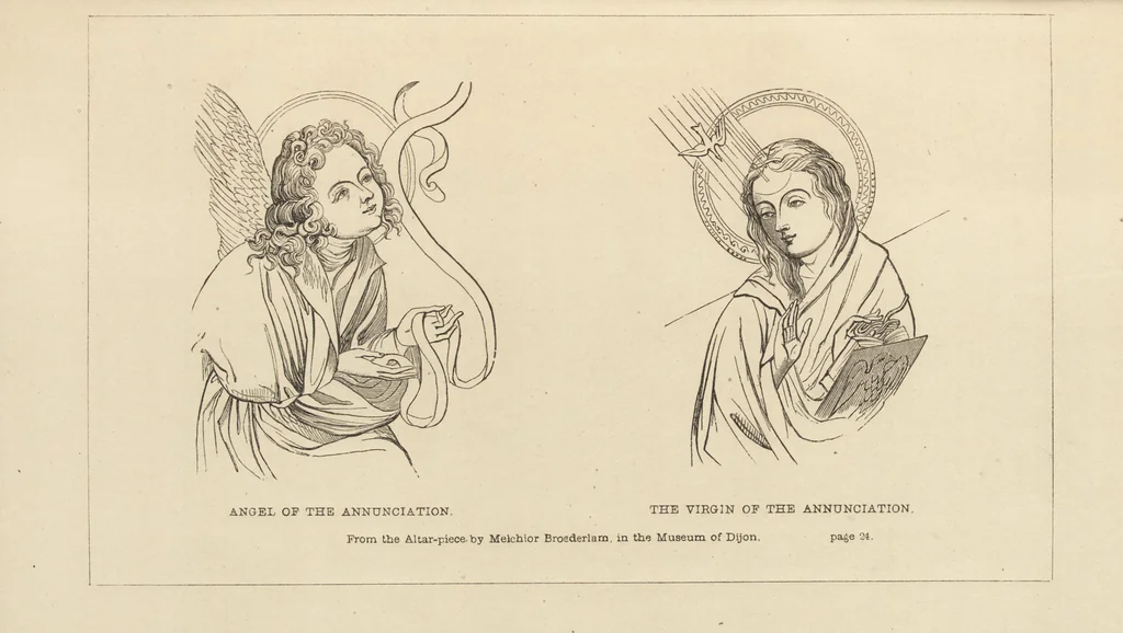 An illustration from The early Flemish painters; notices of their lives and works, 1872, leaf 44