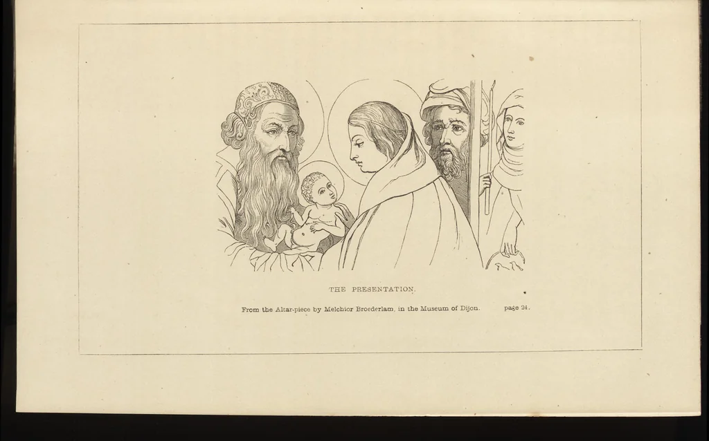 An illustration from The early Flemish painters; notices of their lives and works, 1872, leaf 46