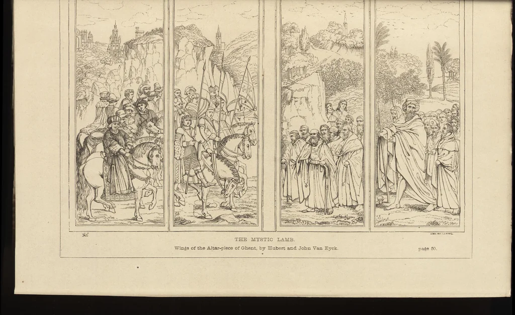 An illustration from The early Flemish painters; notices of their lives and works, 1872, leaf 76