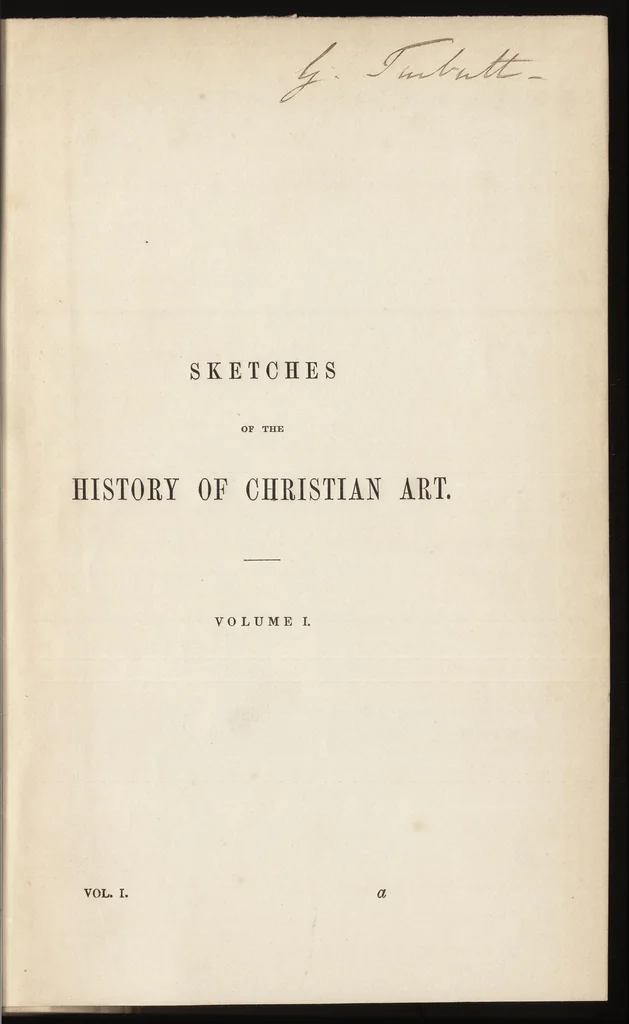 An illustration from Sketches of the history of Christian art, 1847, leaf 4