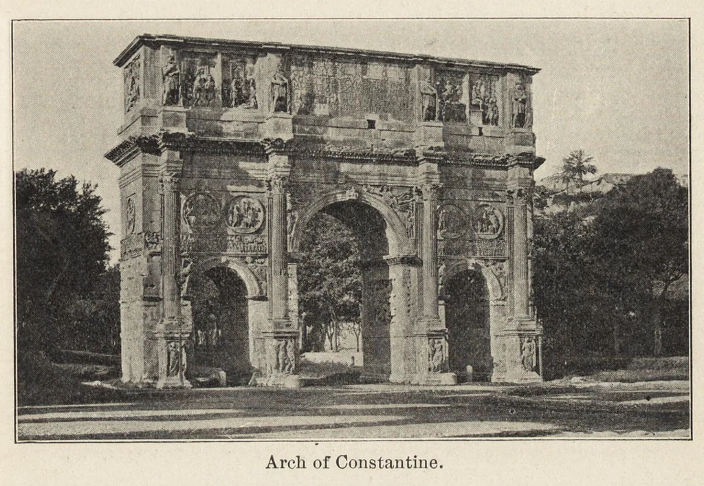 An illustration from The monuments of Christian Rome from Constantine to the renaissance, 1908, leaf 34