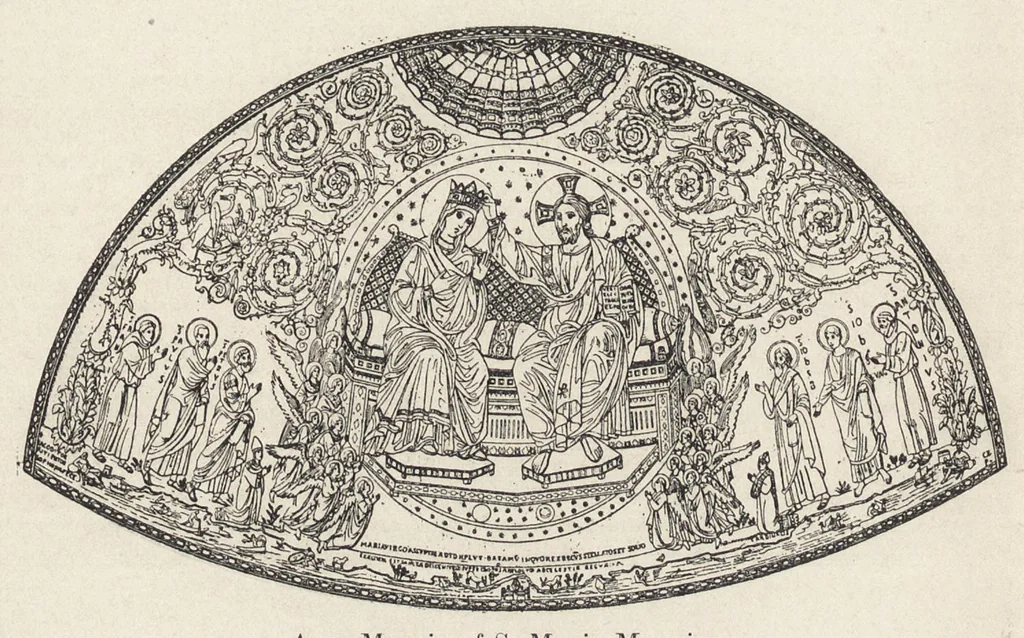 An illustration from The monuments of Christian Rome from Constantine to the renaissance, 1908, leaf 351
