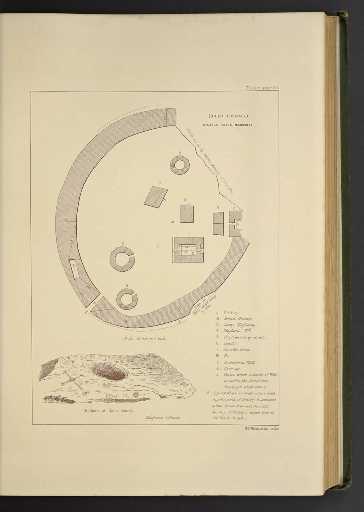 An illustration from Notes on Irish architecture, 1875, leaf 128
