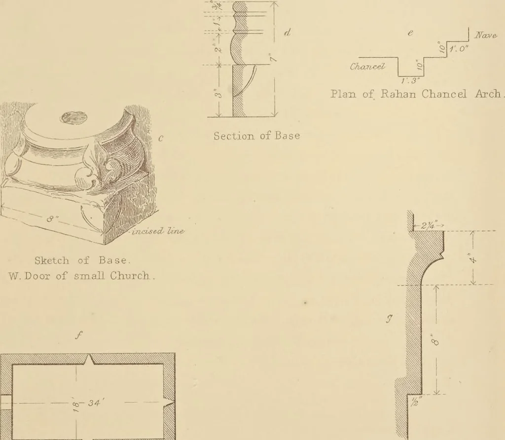 An illustration from Notes on Irish architecture, 1875, leaf 160