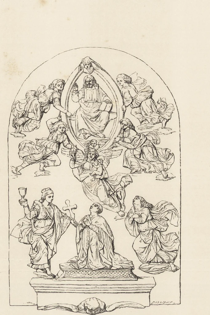 An illustration from Italian sculpture of the Middle Ages and period of the revival of art : a descriptive catalogue of the works forming the above section of the Museum, with additional illustrative notices, 1862, leaf 108