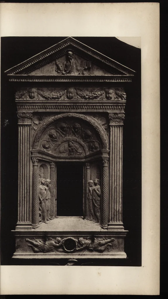 An illustration from Italian sculpture of the Middle Ages and period of the revival of art : a descriptive catalogue of the works forming the above section of the Museum, with additional illustrative notices, 1862, leaf 190
