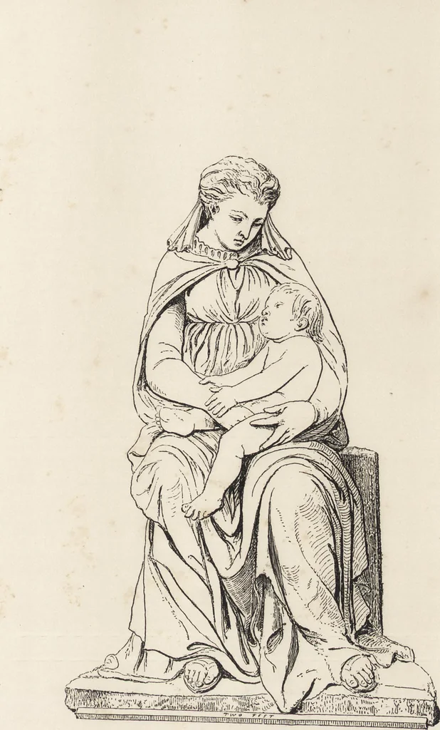 An illustration from Italian sculpture of the Middle Ages and period of the revival of art : a descriptive catalogue of the works forming the above section of the Museum, with additional illustrative notices, 1862, leaf 60