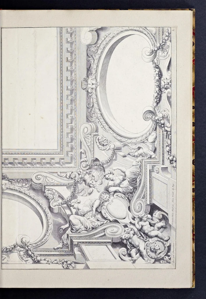 An illustration from Ornements, 1660, leaf 12