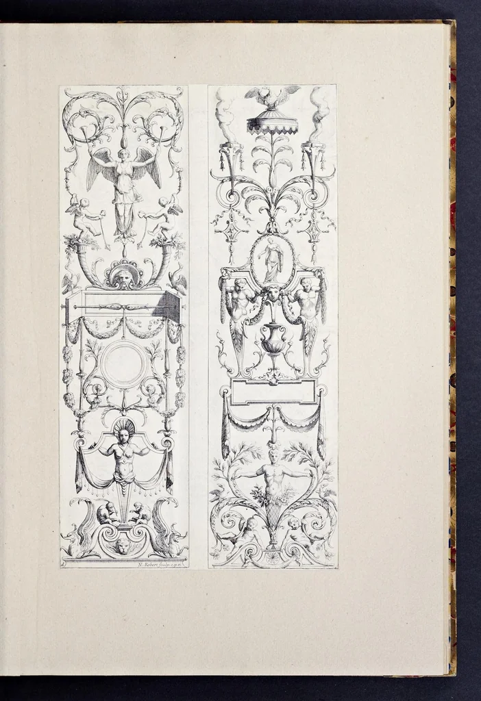 An illustration from Ornements, 1660, leaf 28
