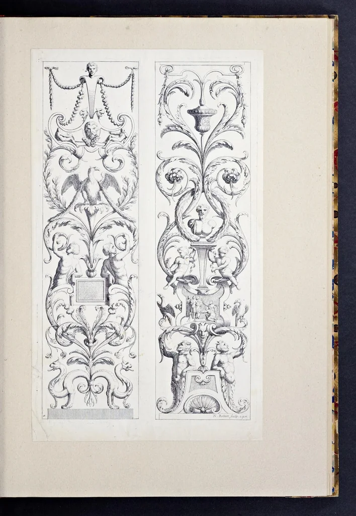 An illustration from Ornements, 1660, leaf 30