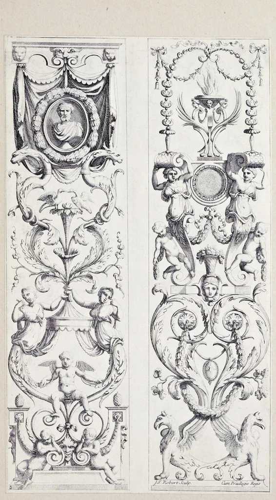 An illustration from Ornements, 1660, leaf 36