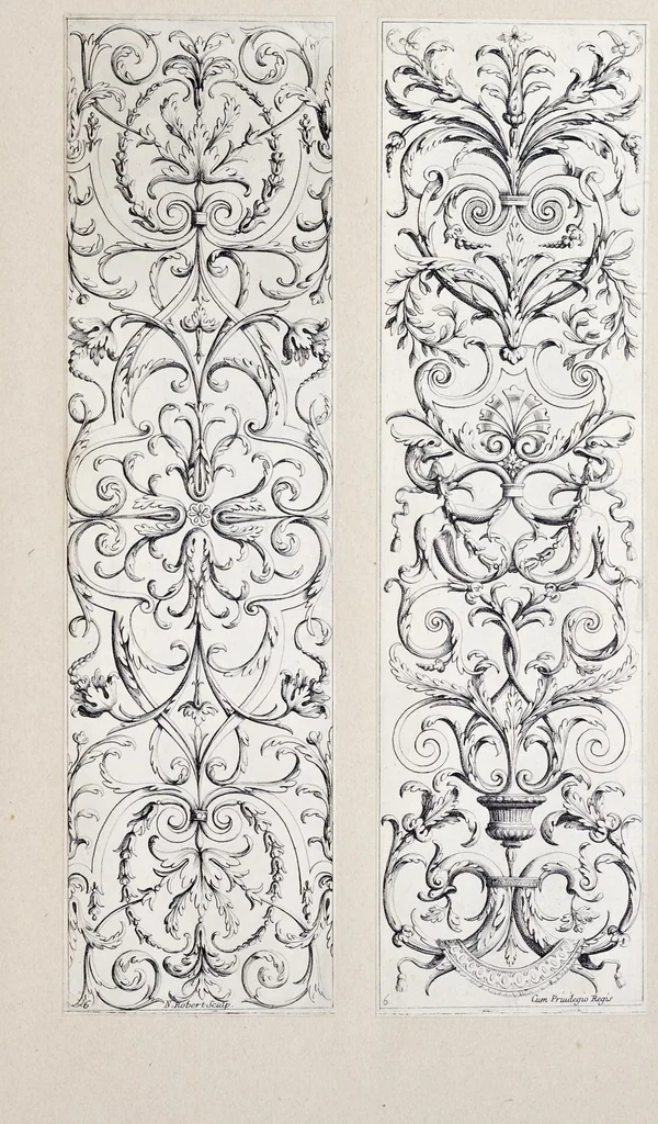 An illustration from Ornements, 1660, leaf 44