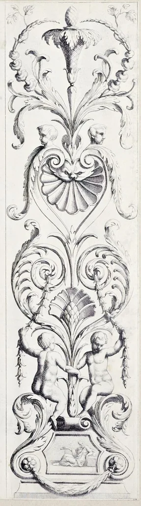 An illustration from Ornements, 1660, leaf 46