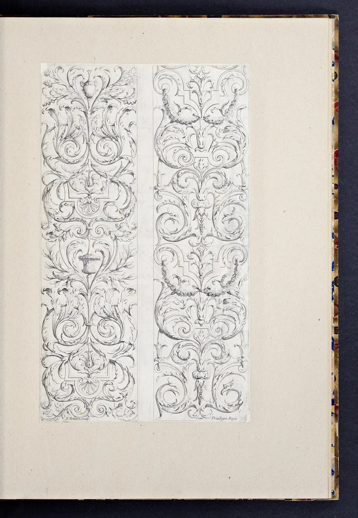 An illustration from Ornements, 1660, leaf 54