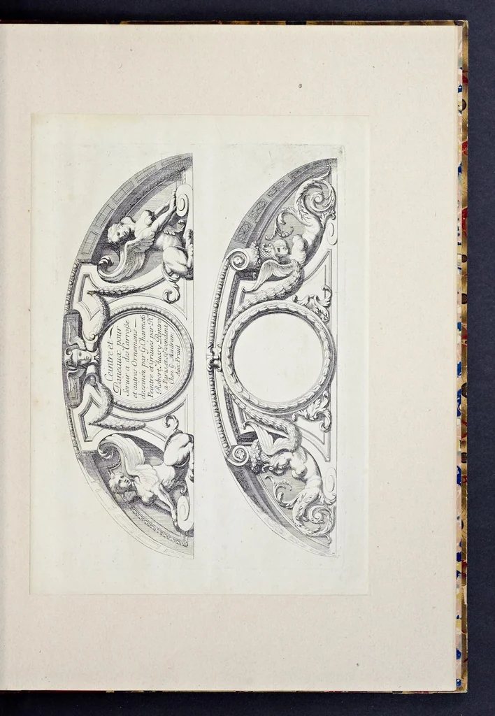 An illustration from Ornements, 1660, leaf 70