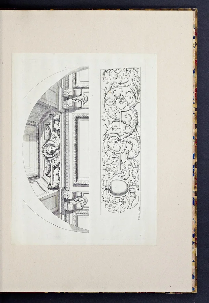 An illustration from Ornements, 1660, leaf 74