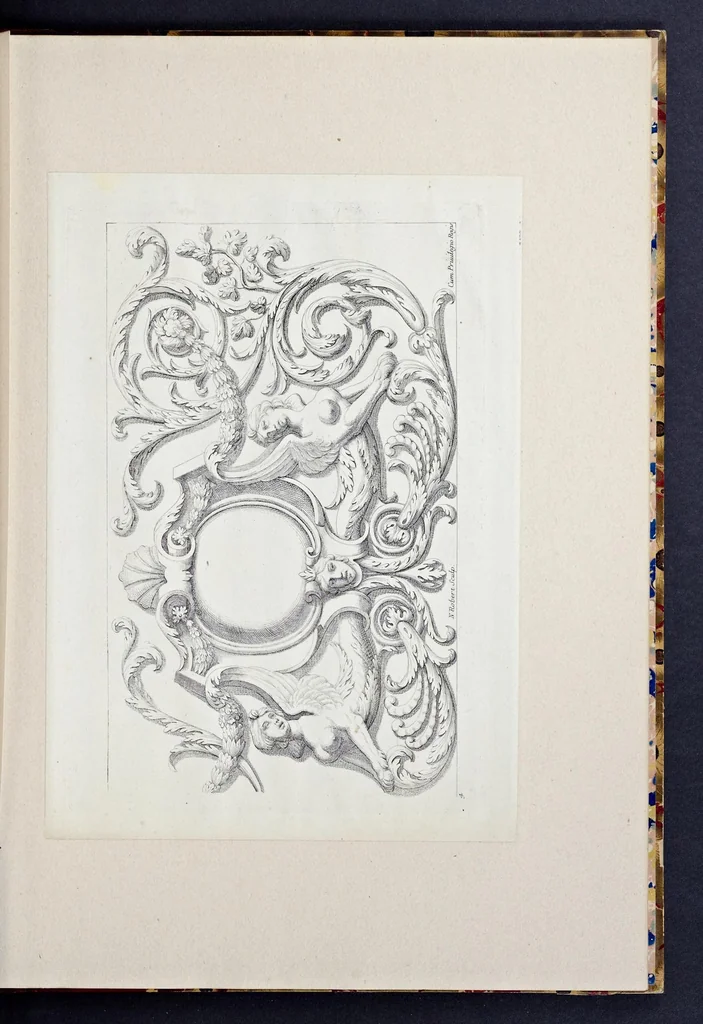 An illustration from Ornements, 1660, leaf 76