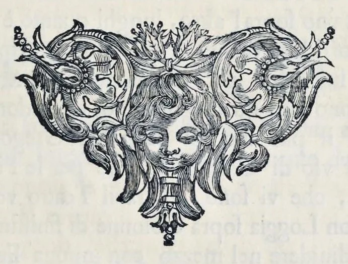 An illustration from Architettura della basilica di S. Pietro in Vaticano : Opera di Bramante Lazzari, Michel'Angelo Bonarota, Carlo Maderni, e altri famosi architetti, 1684, leaf 38