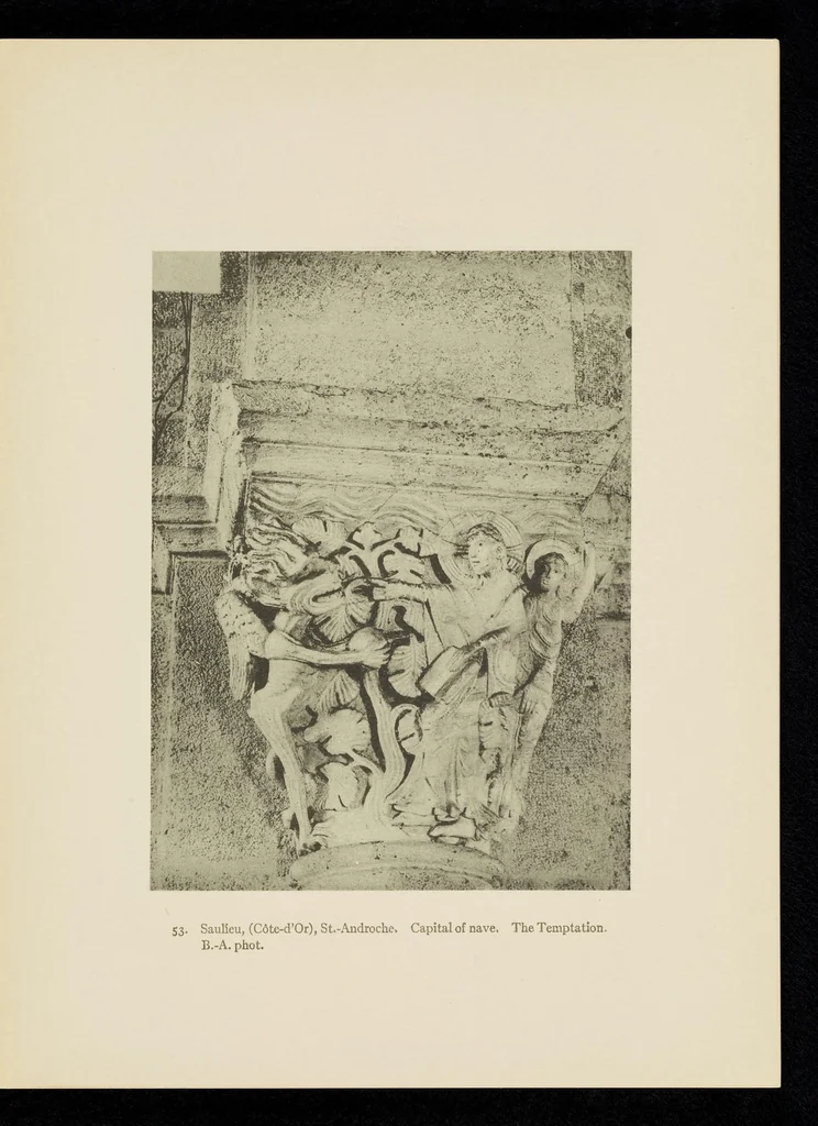 An illustration from Romanesque sculpture of the pilgrimage roads, 1923, leaf 114