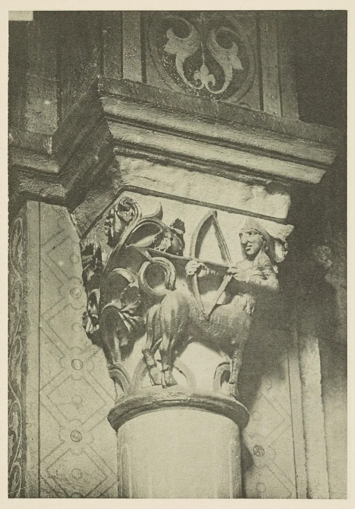 An illustration from Romanesque sculpture of the pilgrimage roads, 1923, leaf 122