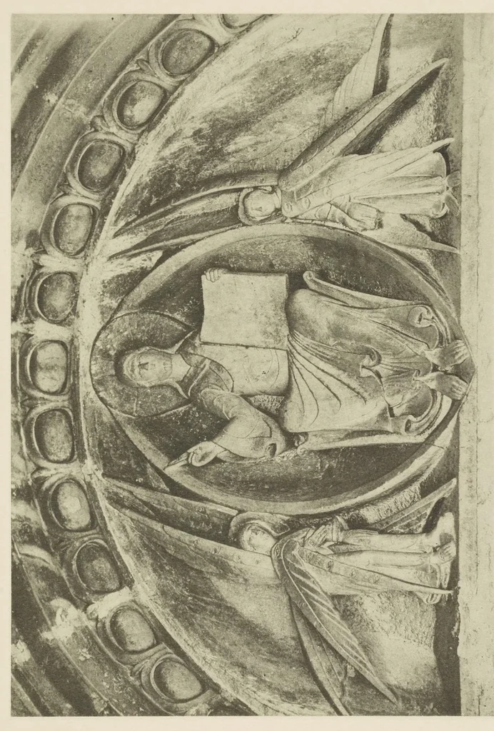 An illustration from Romanesque sculpture of the pilgrimage roads, 1923, leaf 166