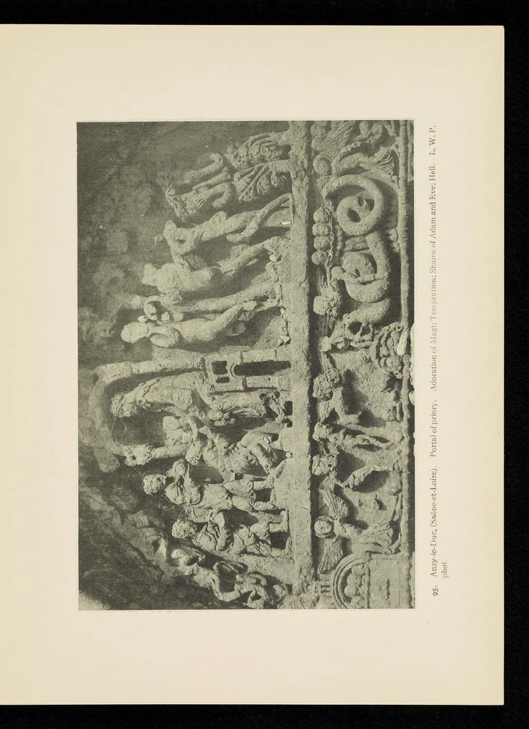 An illustration from Romanesque sculpture of the pilgrimage roads, 1923, leaf 188