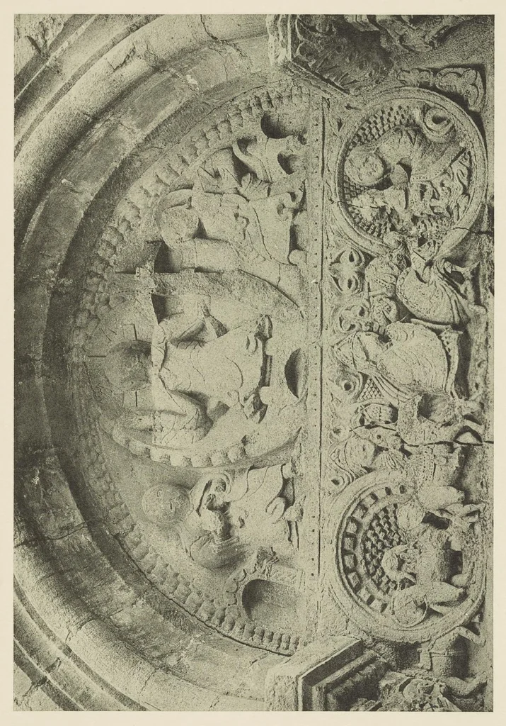 An illustration from Romanesque sculpture of the pilgrimage roads, 1923, leaf 210