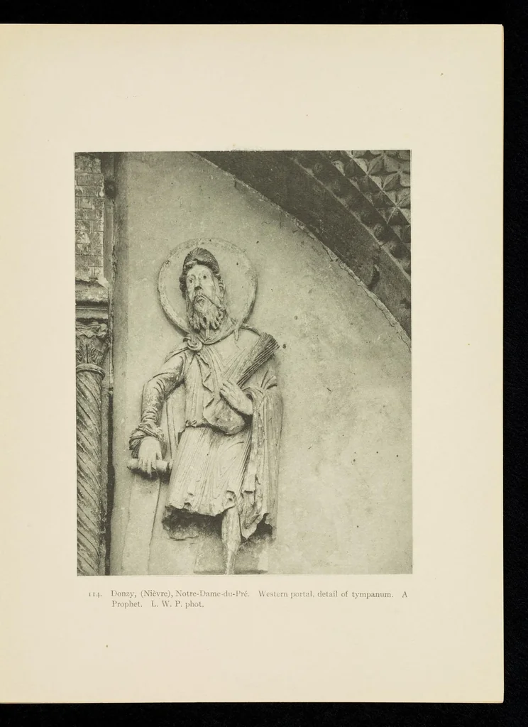 An illustration from Romanesque sculpture of the pilgrimage roads, 1923, leaf 224