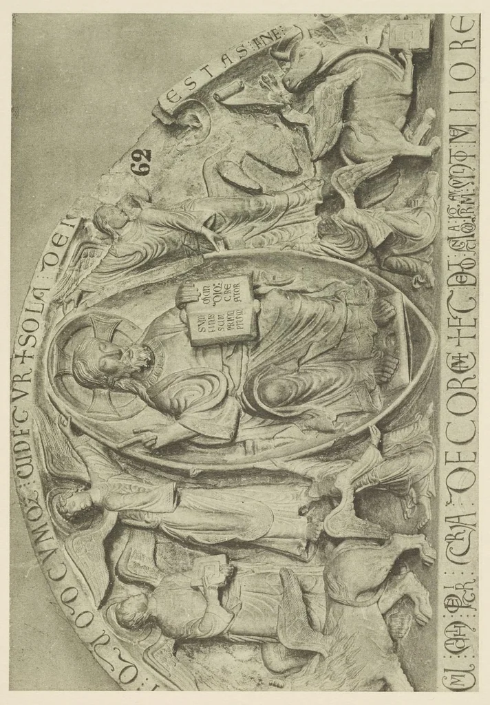 An illustration from Romanesque sculpture of the pilgrimage roads, 1923, leaf 262