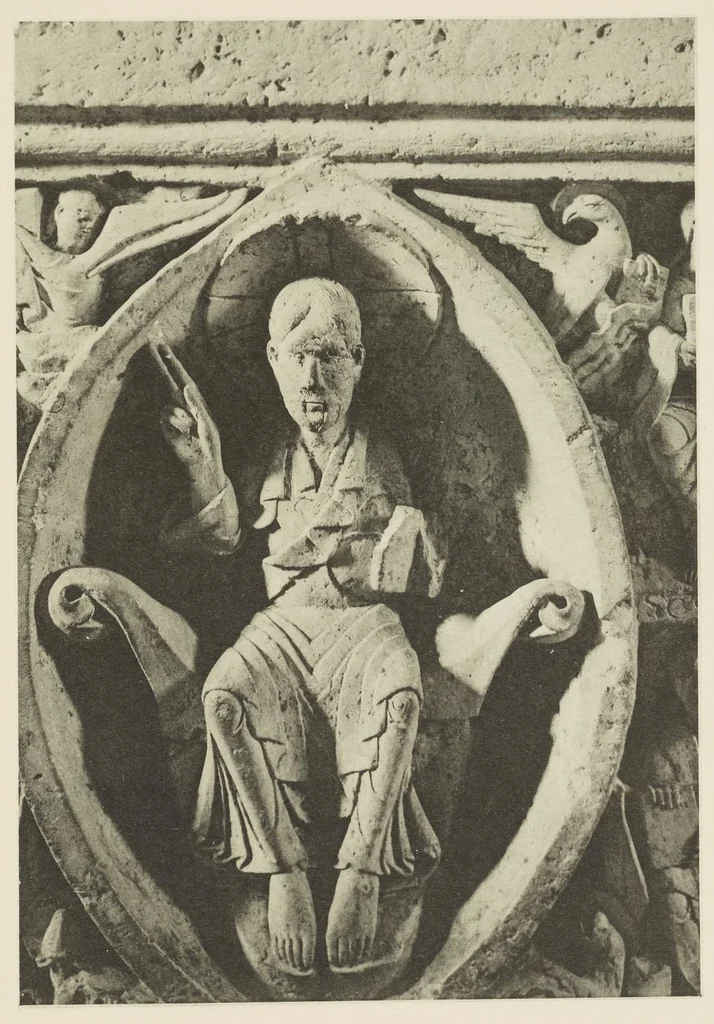 An illustration from Romanesque sculpture of the pilgrimage roads, 1923, leaf 34