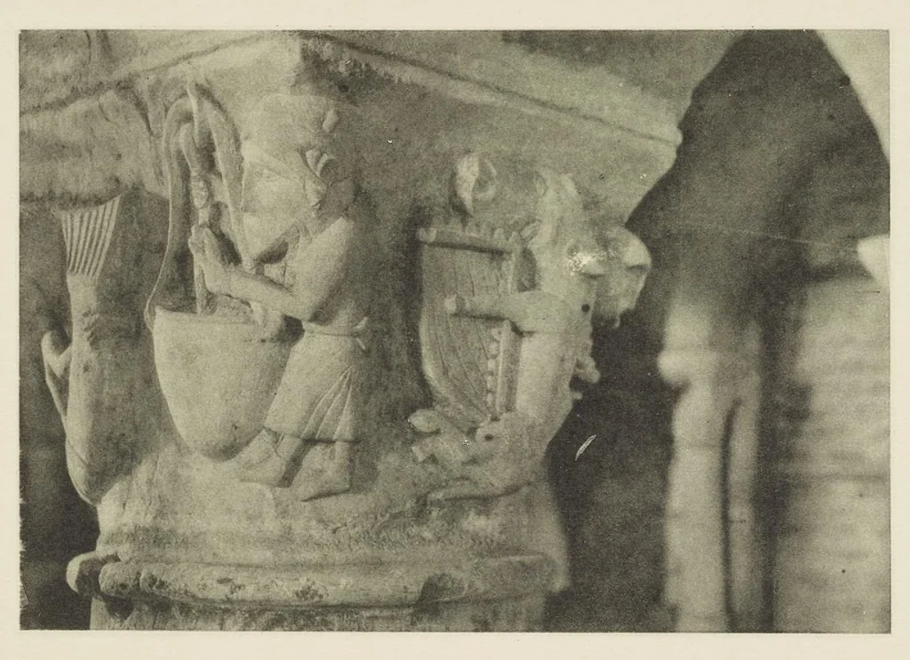 An illustration from Romanesque sculpture of the pilgrimage roads, 1923, leaf 56