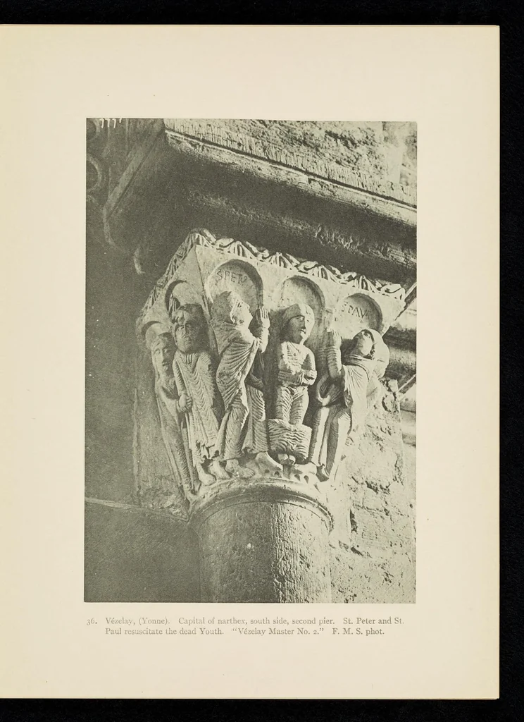 An illustration from Romanesque sculpture of the pilgrimage roads, 1923, leaf 78