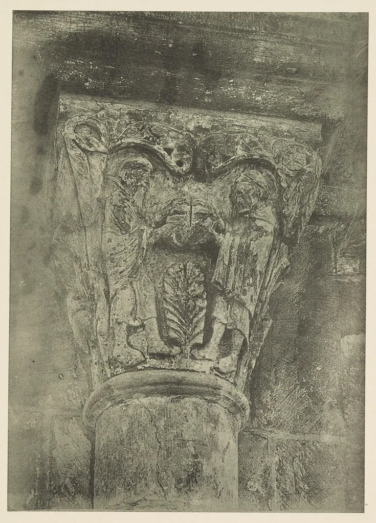 An illustration from Romanesque sculpture of the pilgrimage roads, 1923, leaf 92