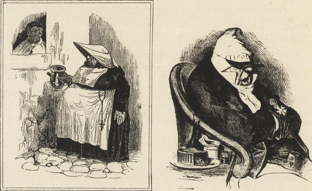 An illustration from Catalogue raisonné de l'oeuvre lithographié de Honoré Daumier, 1904, leaf 149