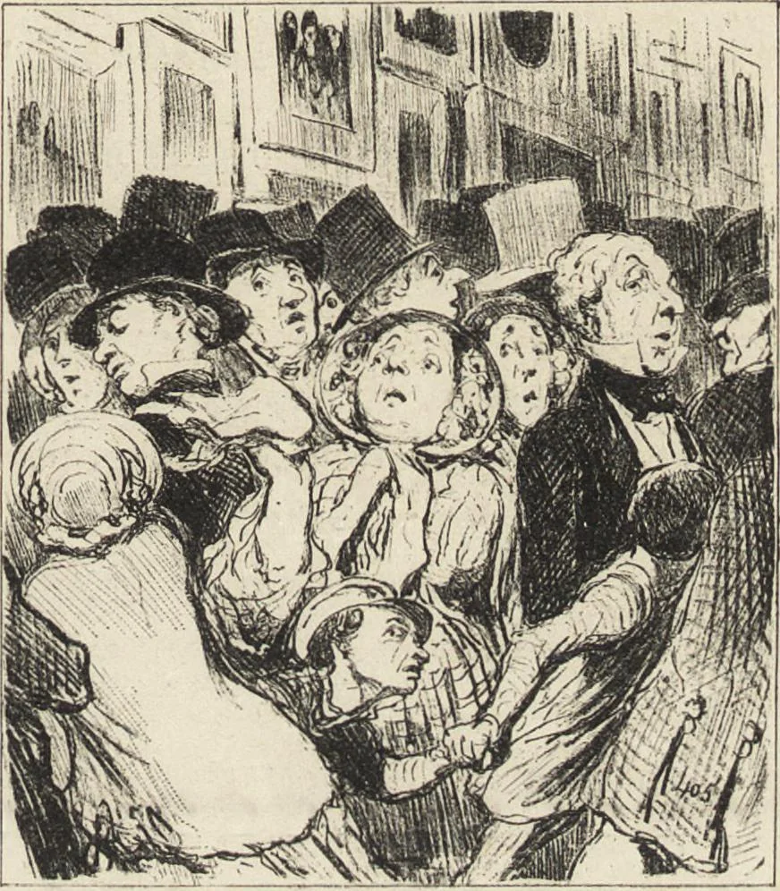An illustration from Catalogue raisonné de l'oeuvre lithographié de Honoré Daumier, 1904, leaf 540