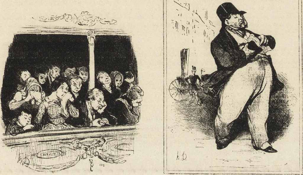An illustration from Catalogue raisonné de l'oeuvre lithographié de Honoré Daumier, 1904, leaf 572