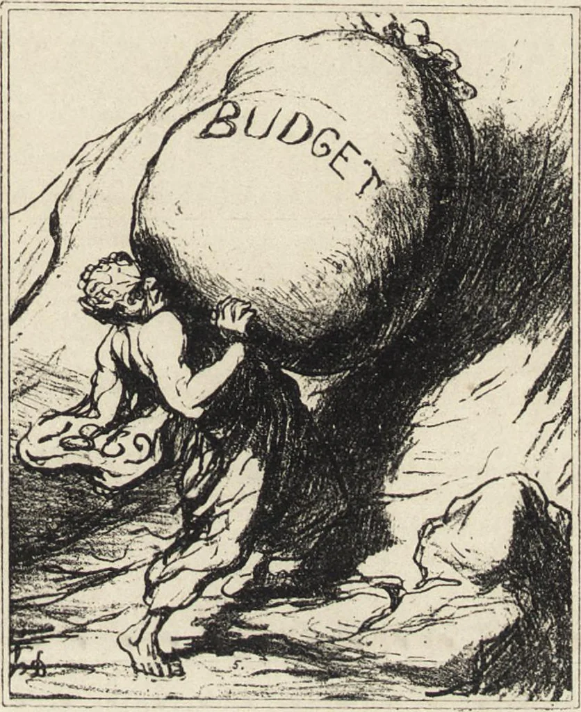 An illustration from Catalogue raisonné de l'oeuvre lithographié de Honoré Daumier, 1904, leaf 668