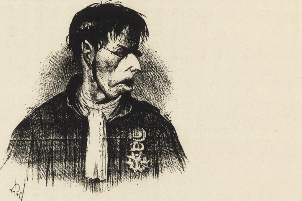 An illustration from Catalogue raisonné de l'oeuvre lithographié de Honoré Daumier, 1904, leaf 69