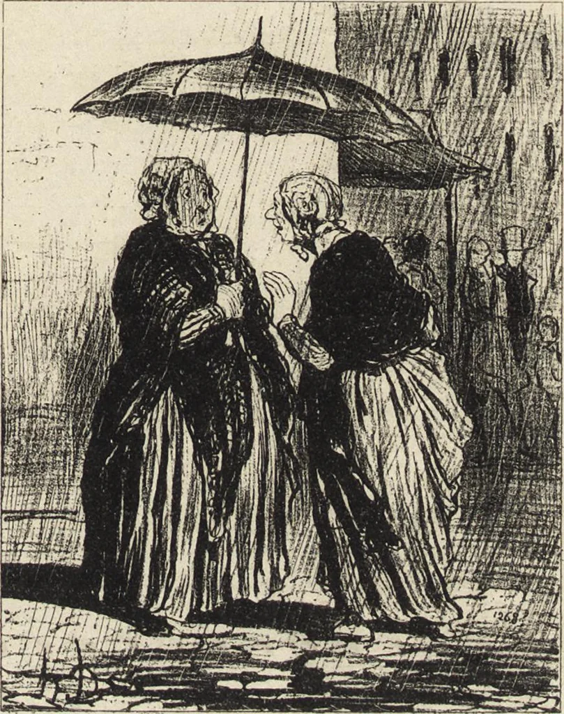 An illustration from Catalogue raisonné de l'oeuvre lithographié de Honoré Daumier, 1904, leaf 734