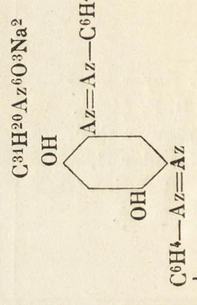 An illustration from L'industrie des matières colorantes azoïques, 1899, leaf 131