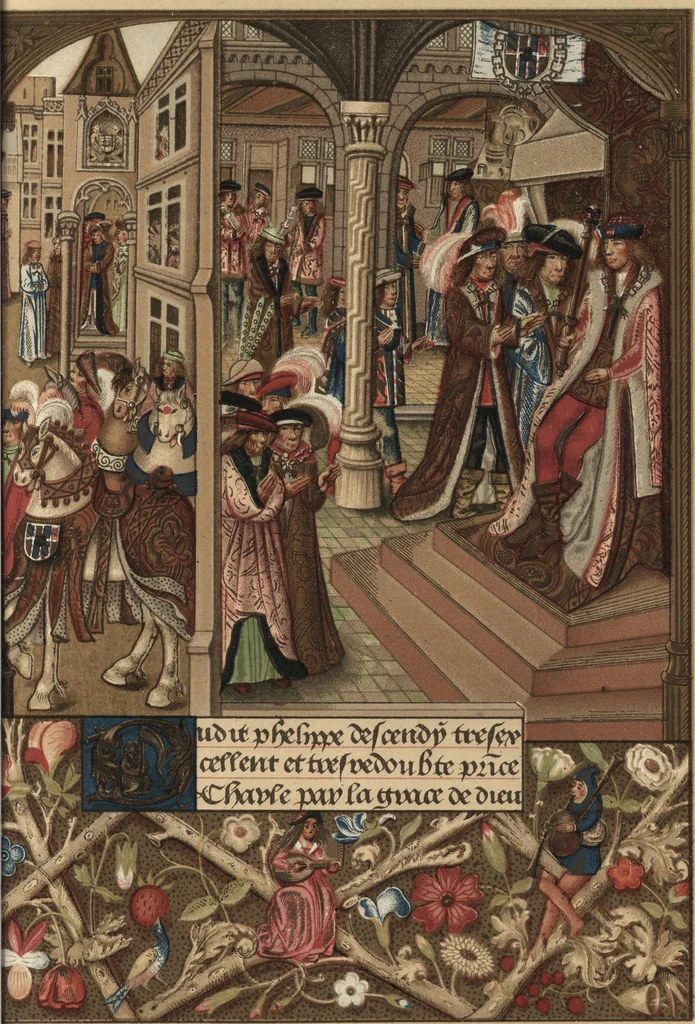 An illustration from Military and religious life in the Middle Ages and at the period of the Renaissance, 1870, leaf 114