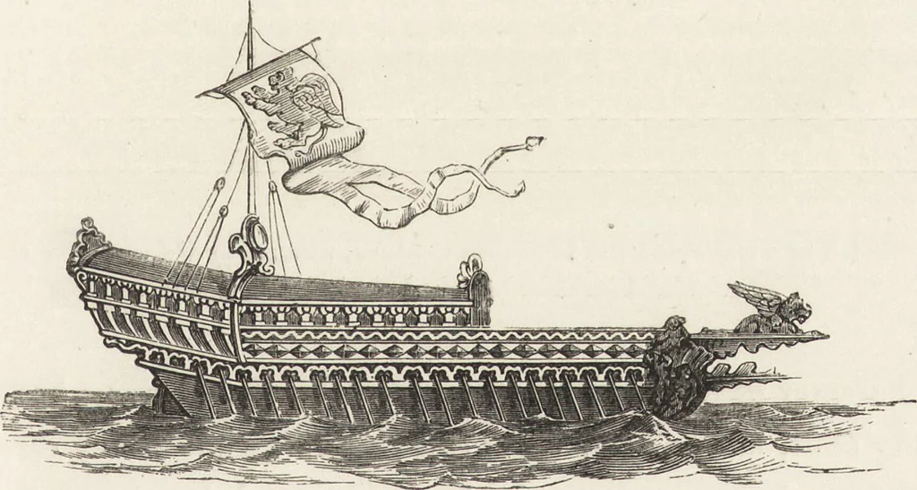 An illustration from Military and religious life in the Middle Ages and at the period of the Renaissance, 1870, leaf 124
