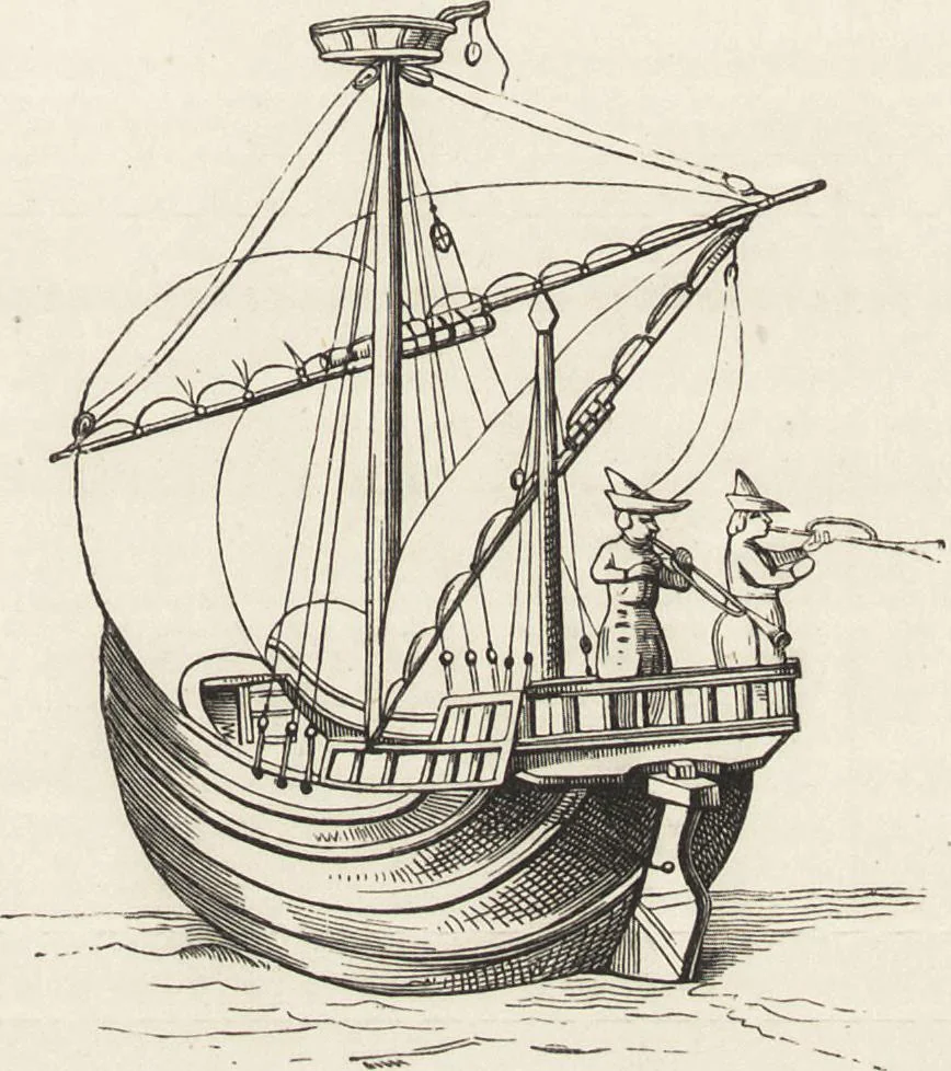 An illustration from Military and religious life in the Middle Ages and at the period of the Renaissance, 1870, leaf 126