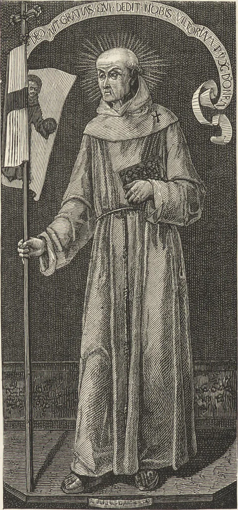 An illustration from Military and religious life in the Middle Ages and at the period of the Renaissance, 1870, leaf 185