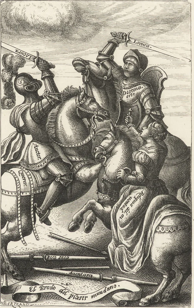 An illustration from Military and religious life in the Middle Ages and at the period of the Renaissance, 1870, leaf 193