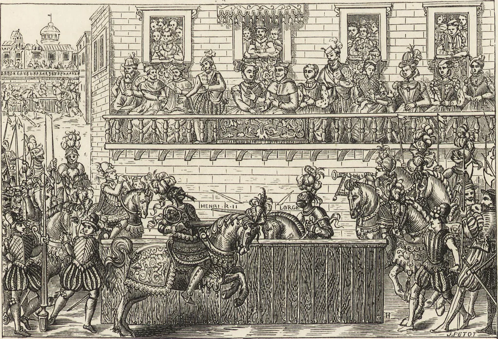 An illustration from Military and religious life in the Middle Ages and at the period of the Renaissance, 1870, leaf 228